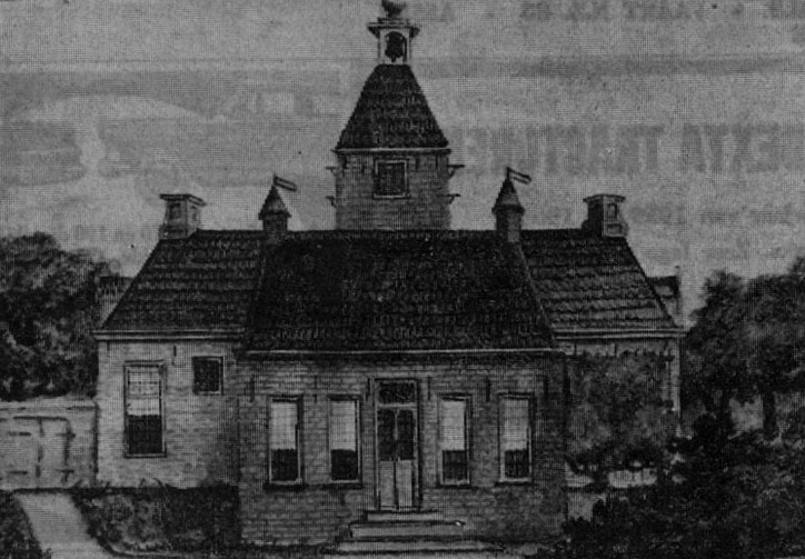 Tekening-van-de-vermoedelijke-achterzijde-van-het-huis-Vredeveld-op-landgoed-Vredeveld-later-Valkenstijn-ten-tijde-van-Petrus-Hofstede-1817